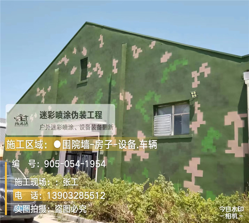 大连外墙数码迷彩漆施工报价清单（100㎡标准墙面测算）